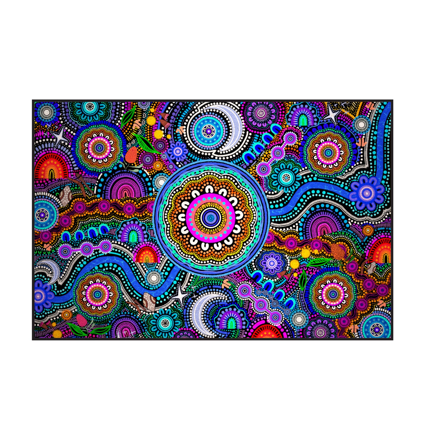 indigenous artwork bright and colourful original artwork by kirsten gray