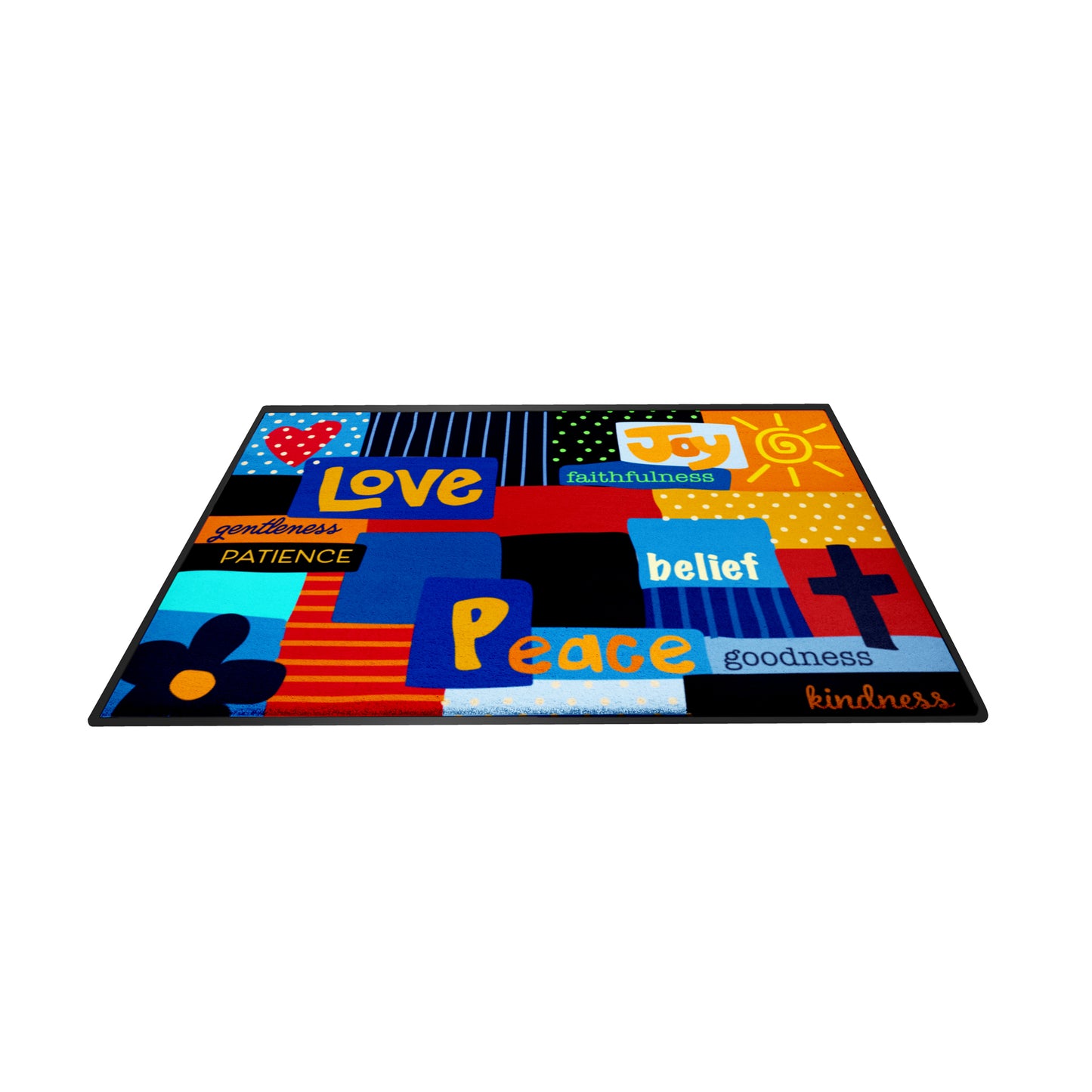 Faith Based Classroom Mat - Love and Peace Mat (2m x 3m)