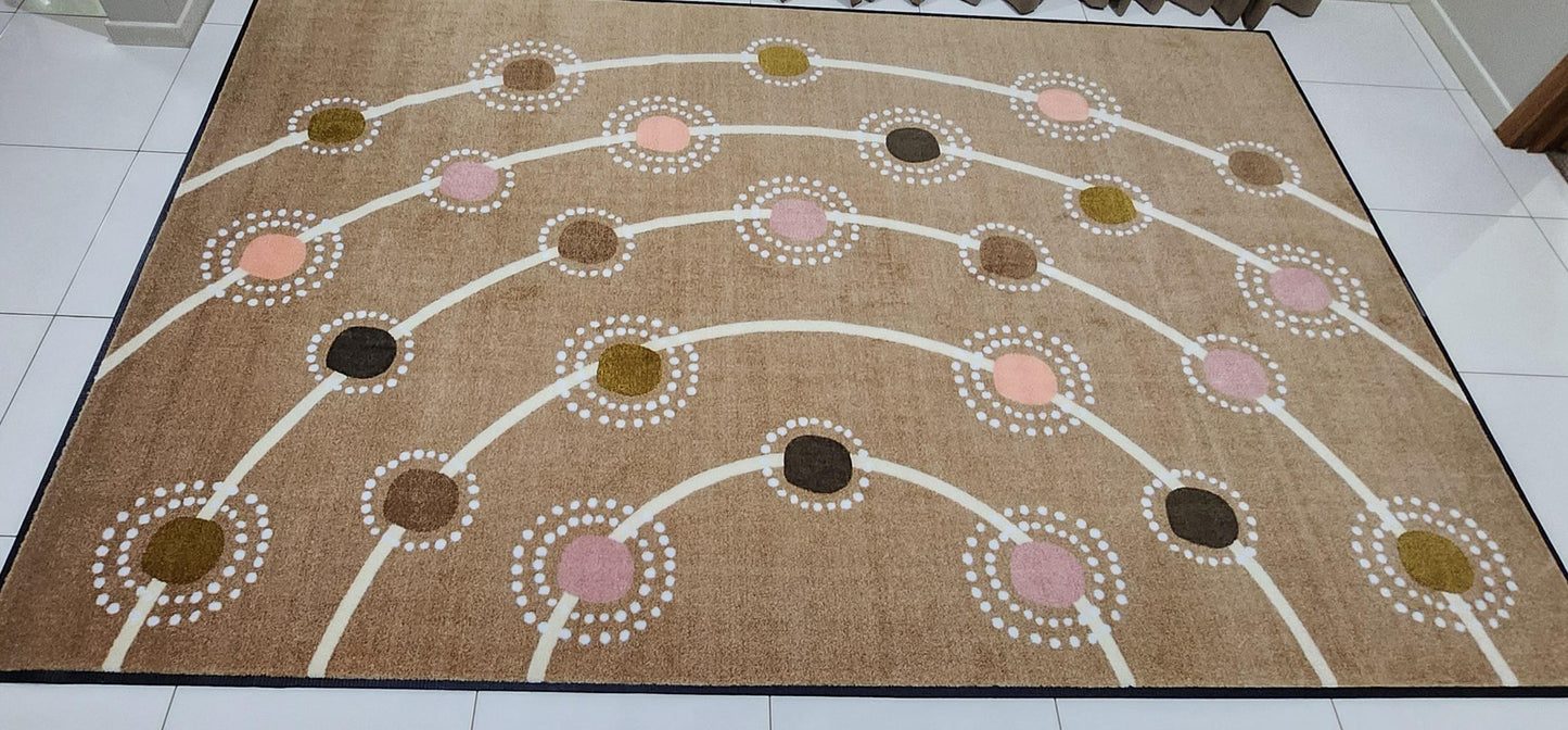Classroom Seating Mat | Rugs, Carpets & Mats | Campfire – Earth tones (2m x 3m)