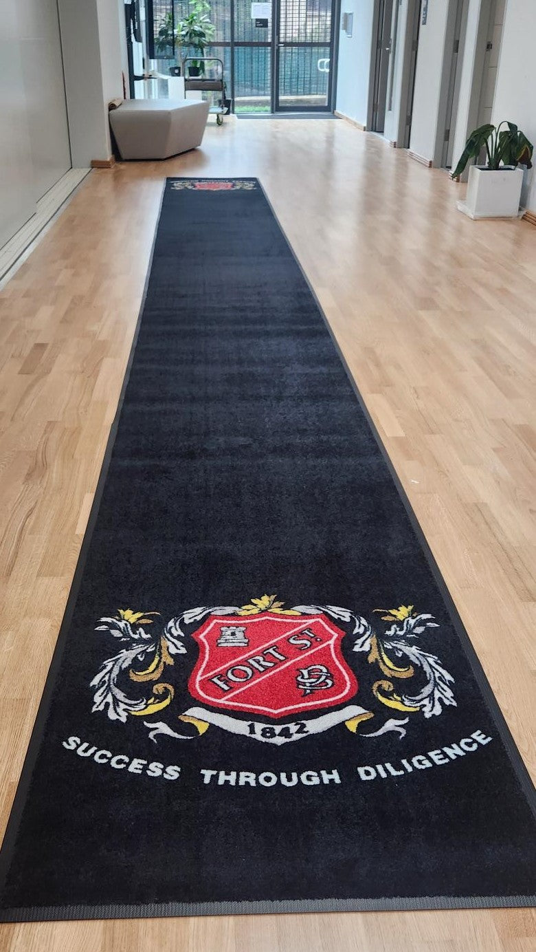 Custom School Welcome Mats | Custom School Logo Runners