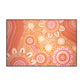 Decorative Indigenous mat in pinks and apricot colours