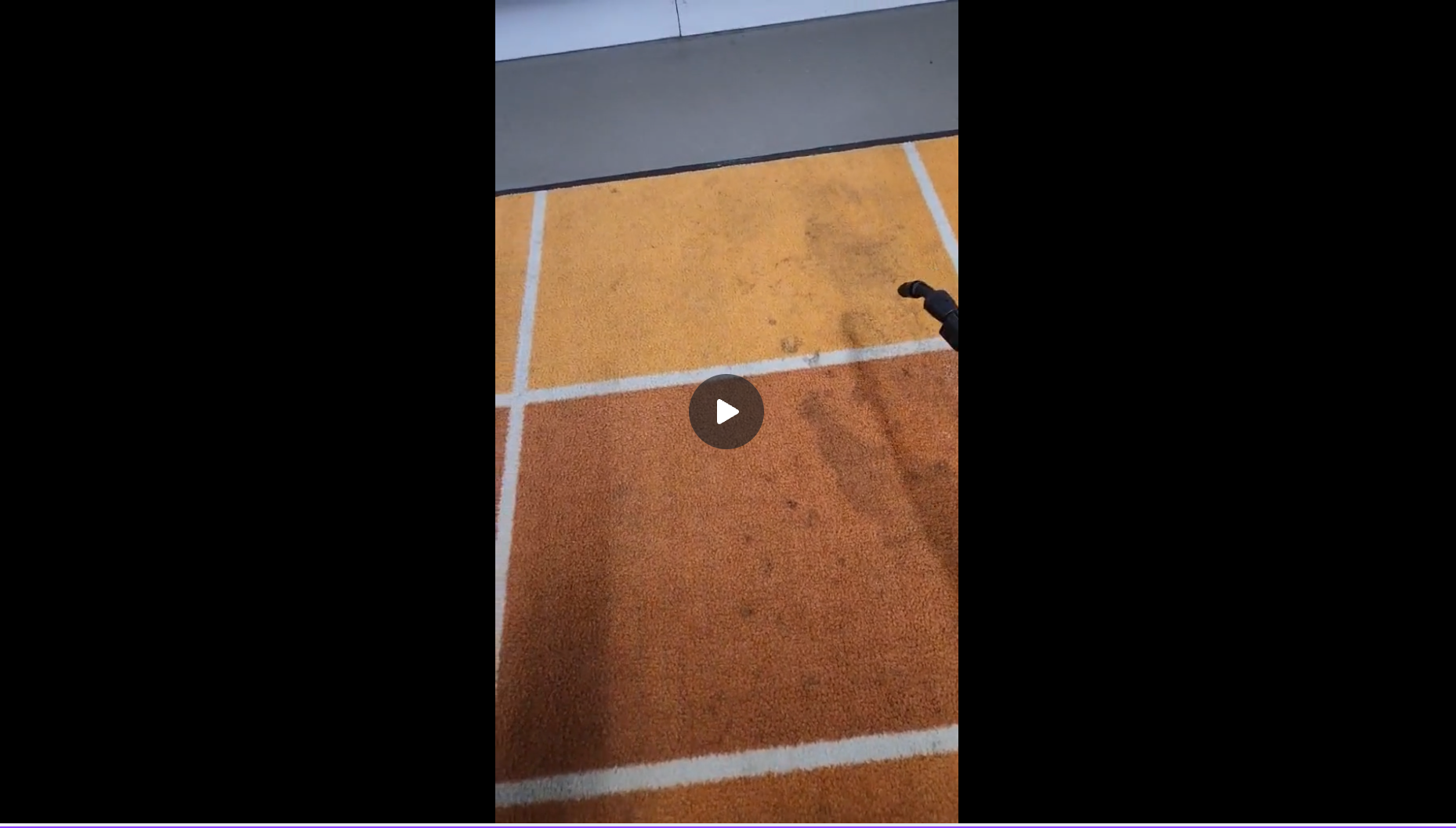 Load video: Cleaning a Customised Classroom Mat made from recycled materials