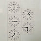 Magnetic Small Student Clock Set - pack of 5