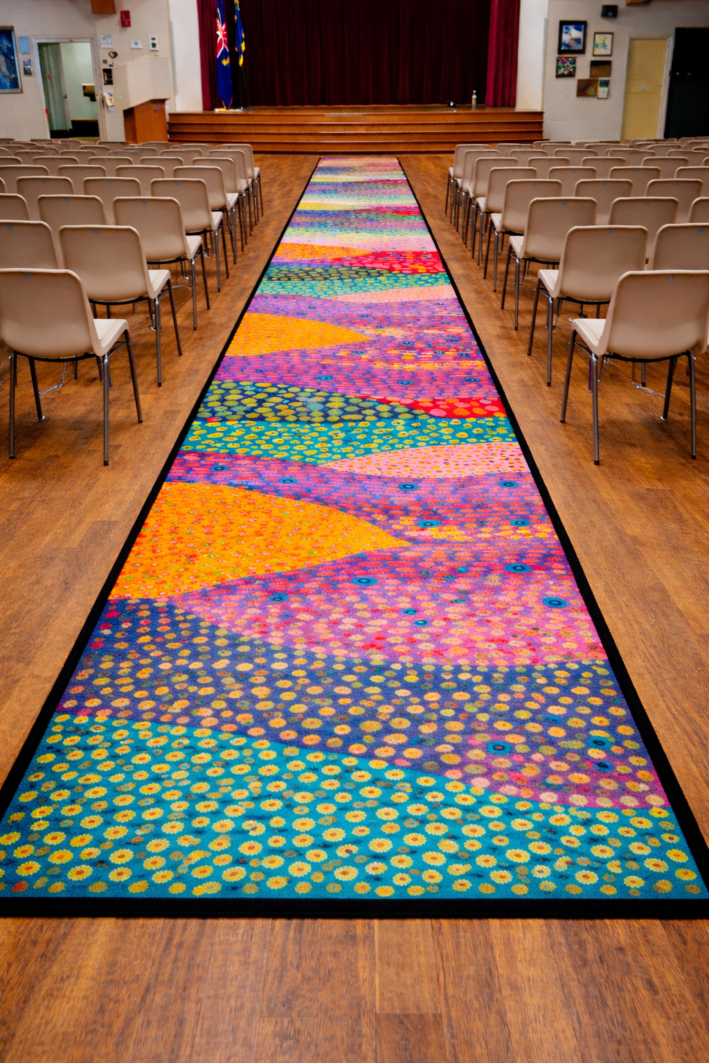 Indigenous Hall Runner - Ready to go Design (Summertime)