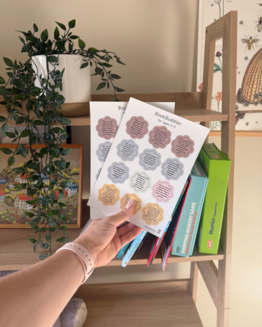 BookBuddies Reusable Story Book Stickers for ages 0-5