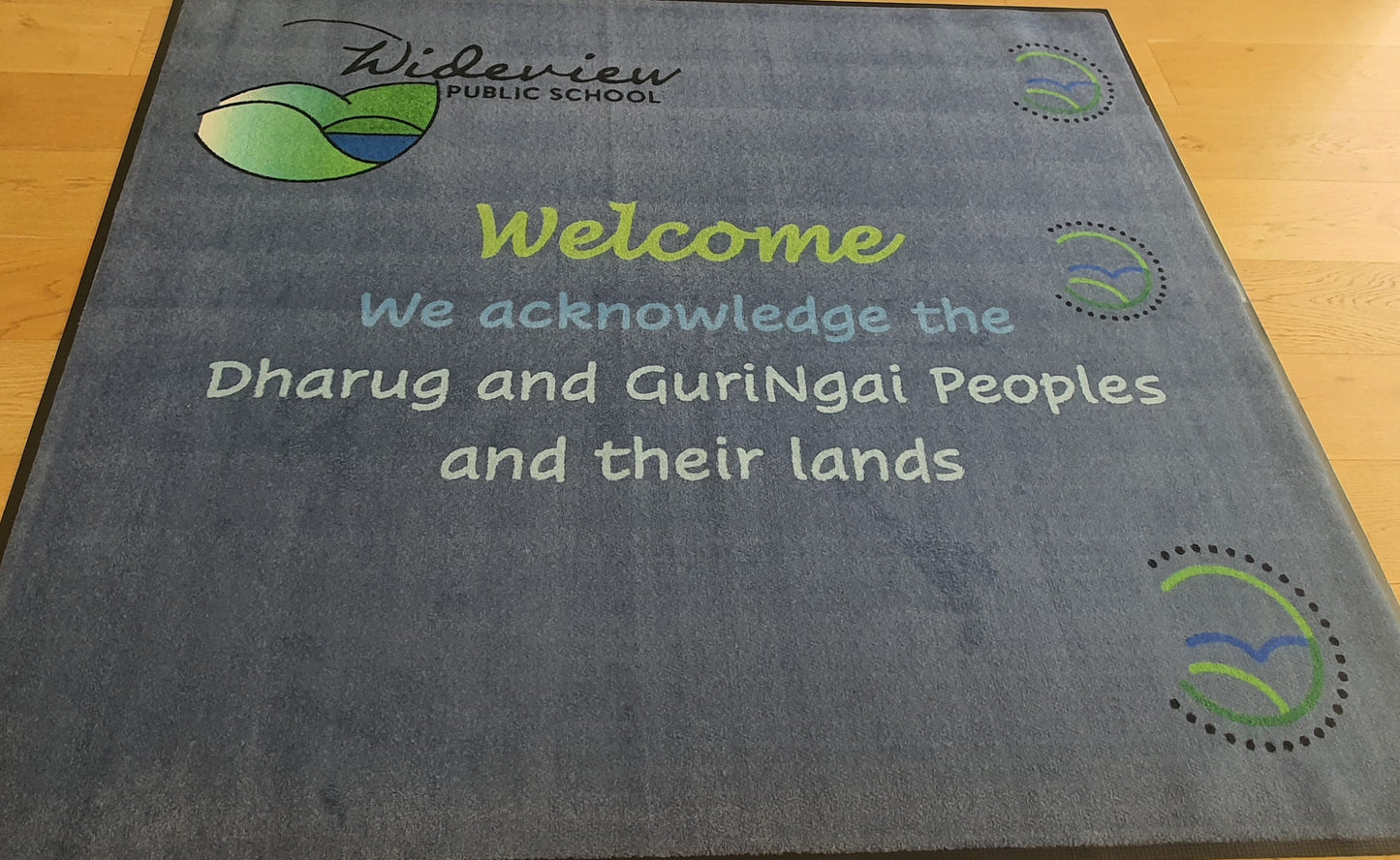 Custom Welcome Mats / Hall Runners / Classroom Mats