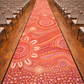 indigenous designed school hall runner pastel colours pretty
