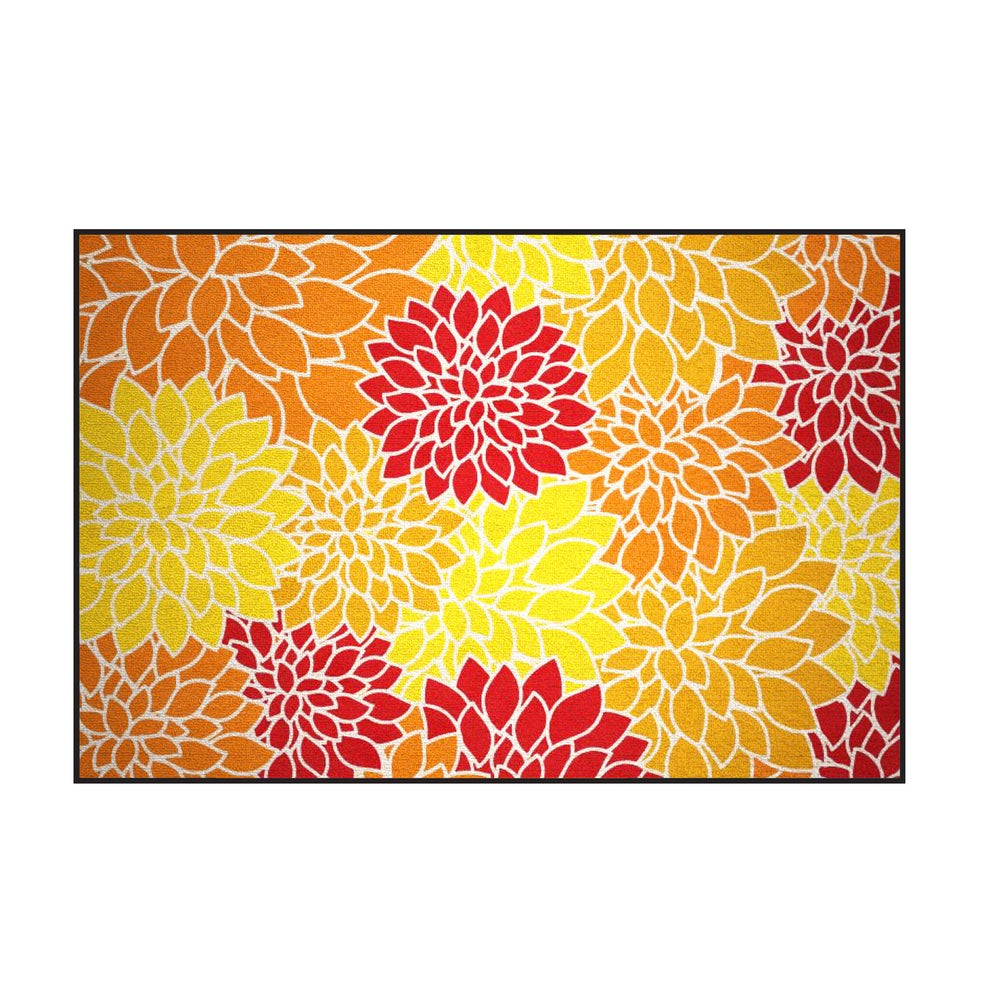 Australian Classroom Mat - Dahlias Warm Mat