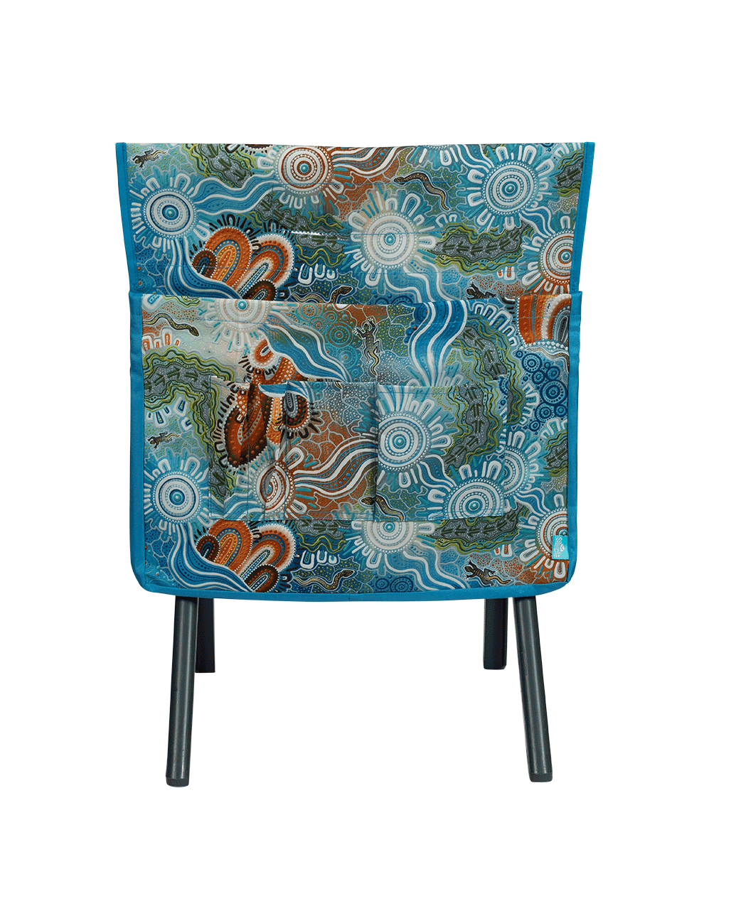 Australian Indigenous design Classroom Chair Bag | Chair Organiser | Kalkatungu Muu