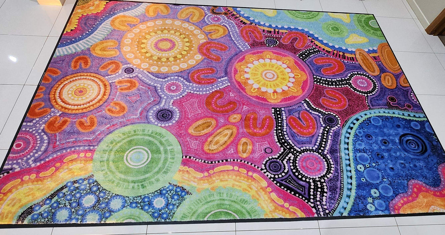Australian Indigenous Classroom Mat - Yu-gali