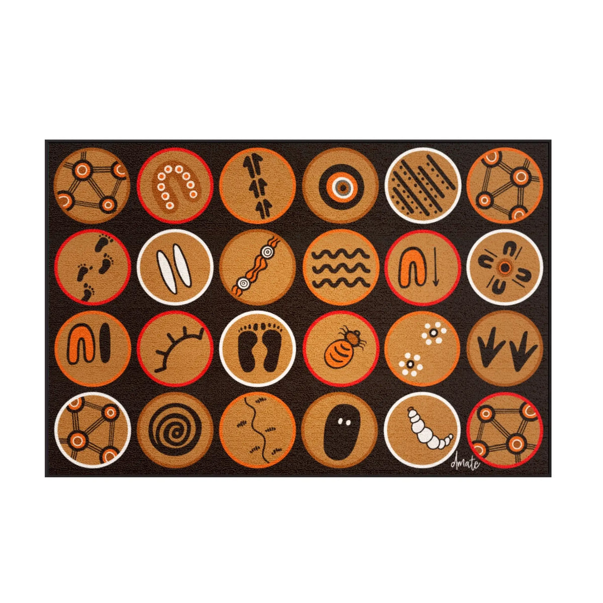 Indigenous Learning Rugs Australian Indigenous Classroom Seating Mat