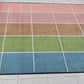Coloured Square Placement 24 Grid Mat (2m x 3m)