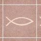 Faith Based Classroom Seating Mat Earth Tones - Trust Him (2m x 3m)