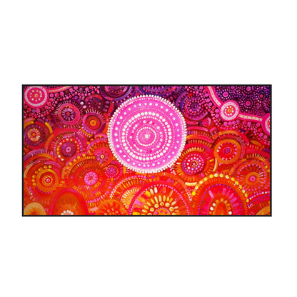 Australian Indigenous Classroom Mat | Under one sky - Available in 1.8m x 3.4m and round 200cm in diameter
