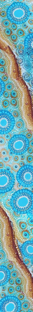 SALE 20% OFF - Indigenous Hall Runner - Ready to go Design (River Country)
