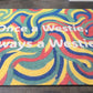 multi colour with school crest welcome mat outdoor