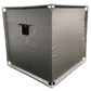 tent closed, side view with small window