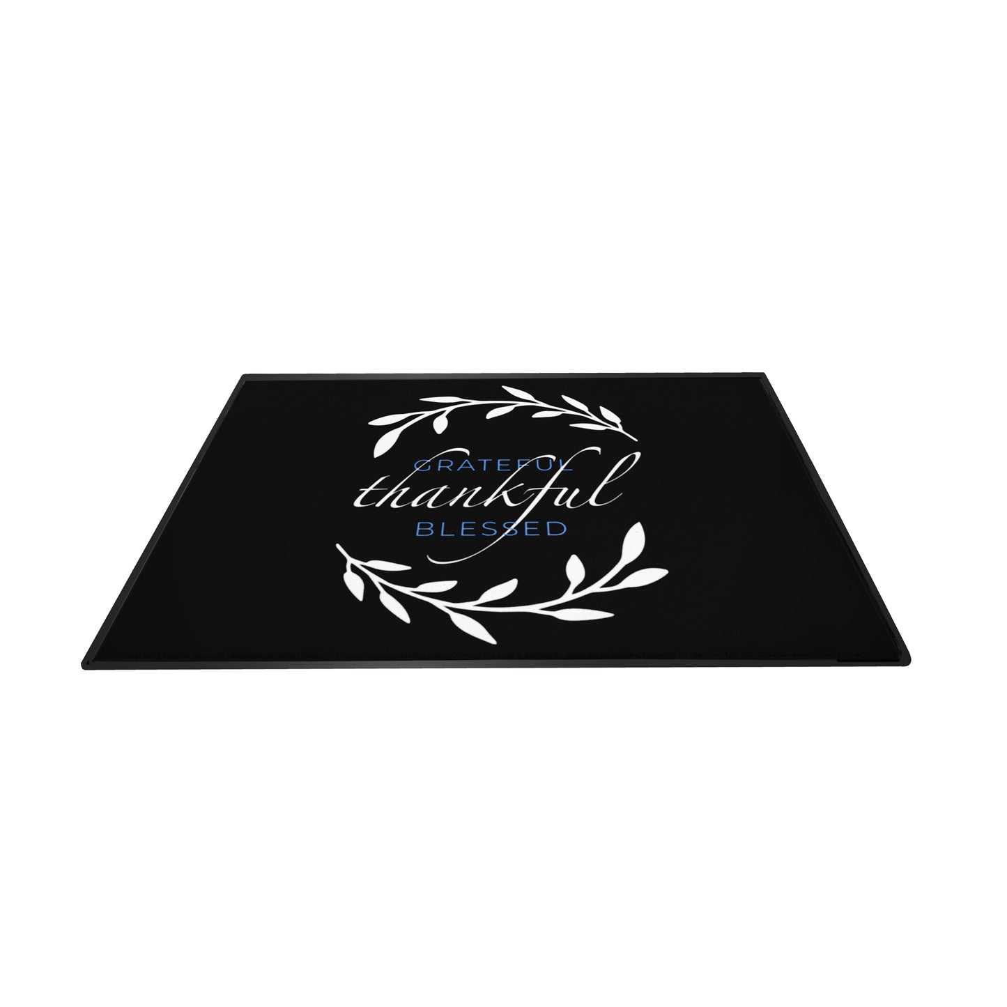 Grateful, Thankful, Blessed Mat - Available 2m x 3m and Round 200cm diameter